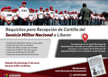 Finaliza recepción de la Cartilla Militar a liberar