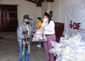 DIF Ahome hace su 12va. entrega de despensas a adultos mayores
