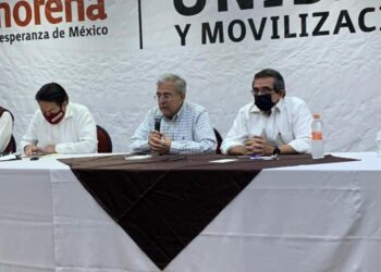 Mario Delgado informa alianza Morena-PAS con Rubén Rocha Moya como candidato