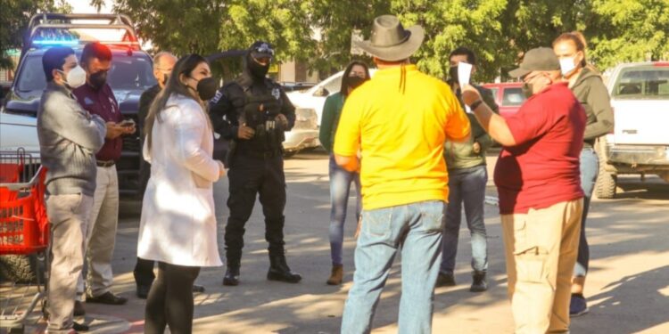 Ayuntamiento de El Fuerte socializa lineamiento sanitarios en establecimientos comerciales