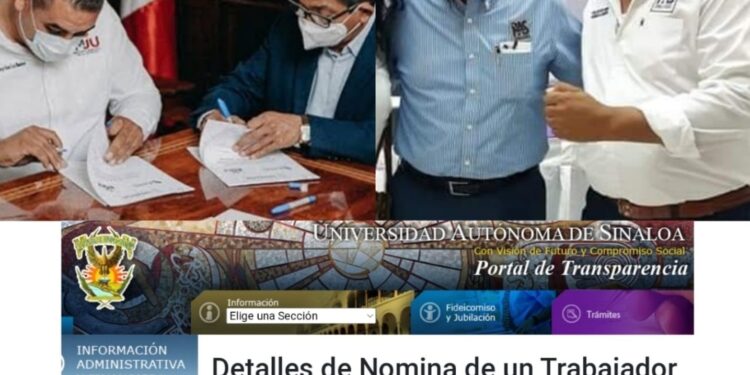 FUNCIONARIO DEL AYUNTAMIENTO DE GUASAVE TAMBIEN COBRA CHEQUE EN LA UAS