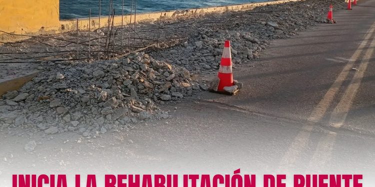 Inicia la rehabilitación de puente y andadores de El Maviri.